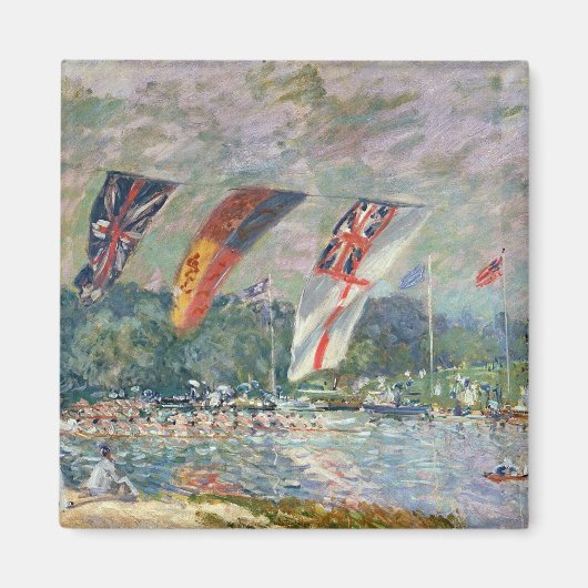 Aimant Alfred Sisley | Regatta à Molesey (Devant)