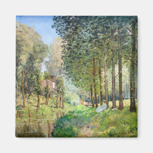 Aimant Alfred Sisley - Reposez le long du ruisseau