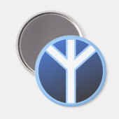 Aimant Algiz Rune (Recto/Verso)