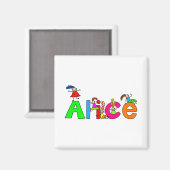 Aimant Alice (Recto/Verso)