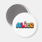 Aimant Alice (Recto/Verso)