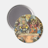 Aimant Alice à Wonderland Cheshire Cat Characters (Recto/Verso)