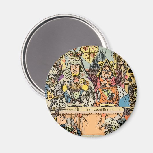 Aimant Alice à Wonderland Cheshire Cat Characters (Recto/Verso)