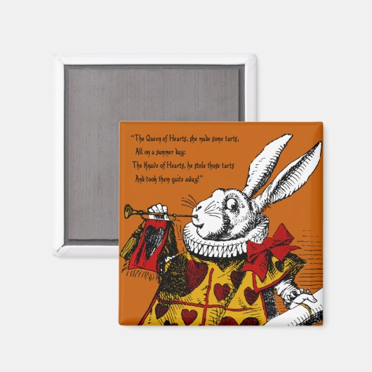 Aimant Alice au pays des merveilles (Recto/Verso)