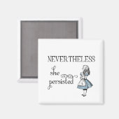 Aimant Alice au pays des merveilles Néanmoins l'aimant pe (Recto/Verso)