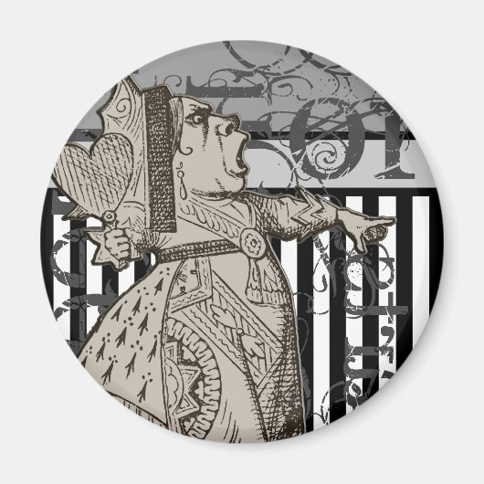 Aimant Alice au pays des merveilles Reine des coeurs Grun (Devant)