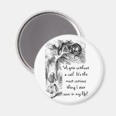 Aimant Alice et le Cheshire Cat (Recto/Verso)