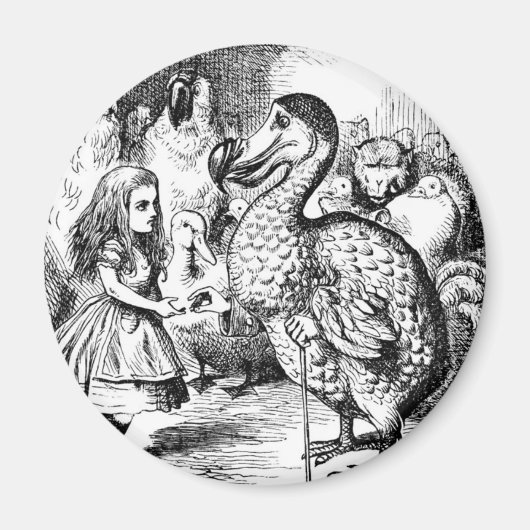 Aimant Alice et le Dodo (Devant)