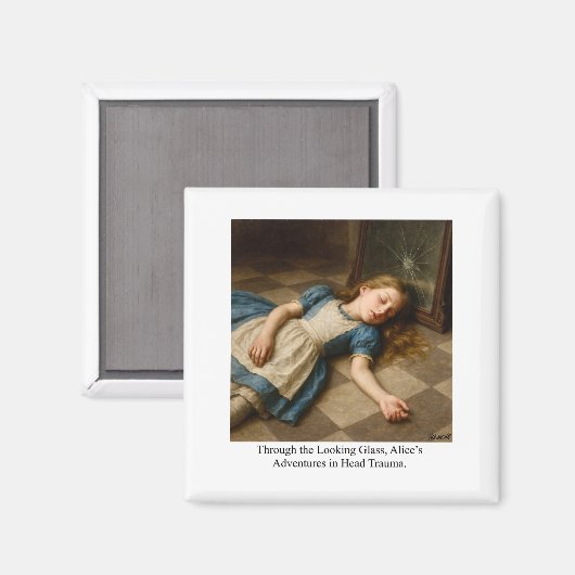 Aimant Alice’s Adventures in Head Trauma  (Recto/Verso)