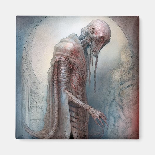 Aimant Alien Créature Science Fiction (Devant)