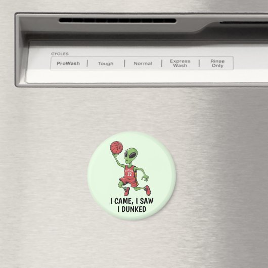 Aimant Alien de basket (In Situ (Lave-vaisselle))