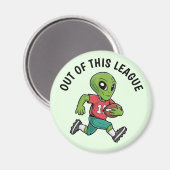 Aimant Alien de football (Recto/Verso)