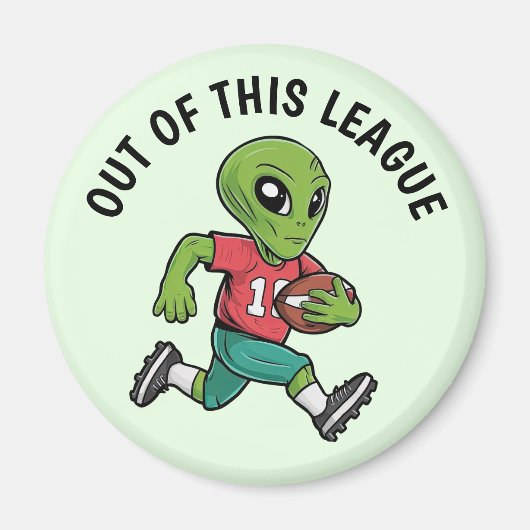 Aimant Alien de football (Devant)