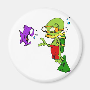 Aimant Alien de plongée sous-marine