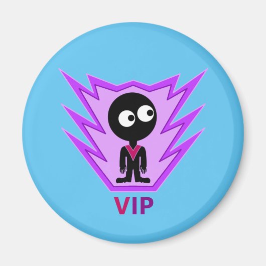 Aimant ALIEN de visiteur VIP (Devant)