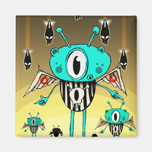 Aimant Alien d'équipe 2012 (Devant)