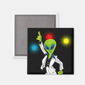 Aimant Alien Disco (Recto/Verso)