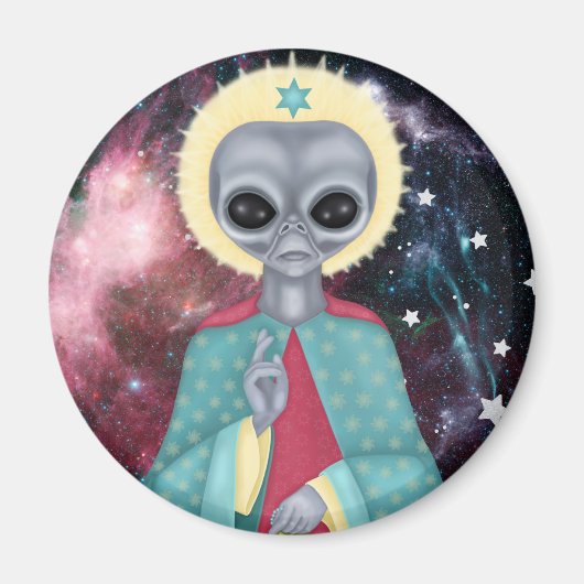 Aimant Alien gris (Devant)