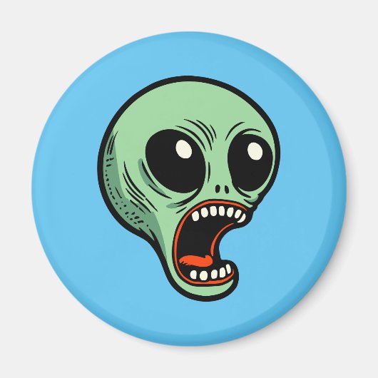 Aimant Alien hurlant (Devant)