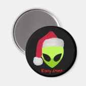 Aimant alien Noël ! (Recto/Verso)