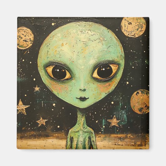 Aimant Alien UFO (Devant)