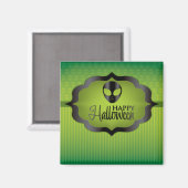Aimant Alien vert d'Halloween (Recto/Verso)