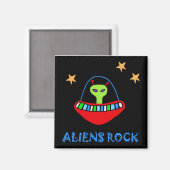 Aimant aliens, OK ! (Recto/Verso)