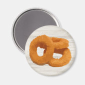 Aimant alimentaire aux anneaux d'oignon (Recto/Verso)