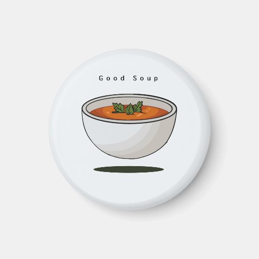 Aimant alimentaire, bonne soupe, aimant (Devant)