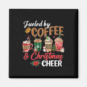 Aimant Alimenté Par Café & Noël Joyeux Noël Fêtes