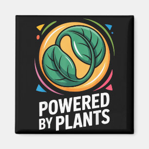 Aimant Alimenté par des plantes Végétariens Éco-responsab