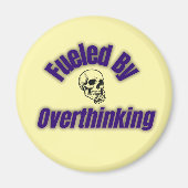 Aimant Alimenté Par La Surpensée - Sticker Crâne (Devant)