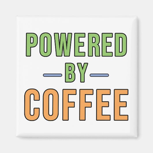 Aimant Alimenté par le café (Devant)