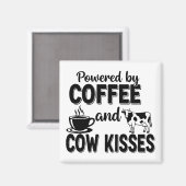 Aimant Alimenté par le café et les baisers de vache (Recto/Verso)