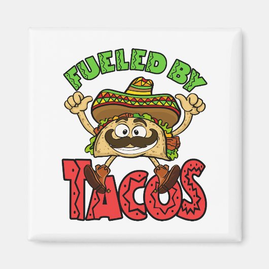 Aimant Alimenté par Tacos Taco Lover (Devant)