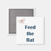 Aimant Alimenter L'Aimant Rat Reminder (Recto/Verso)