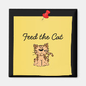 Aimant Alimenter le chat (Devant)