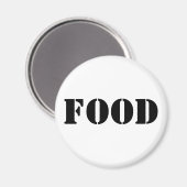 Aimant Aliments génériques et boissons Fournitures de fêt (Recto/Verso)