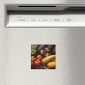 Aimant Aliments - Poivrons, Tomates, Courges et Navets (In Situ (Lave-vaisselle))