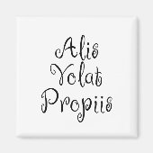 Aimant Alis Volat Propiis (Devant)