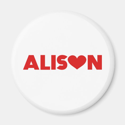 Aimant Alison Love (Devant)