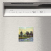 Aimant Allée dans le parc Voyer d'Argenson par Vincent va (In Situ (Lave-vaisselle))