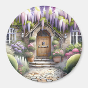 Aimant Allée de jardin de cottage fantaisiste