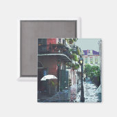 Aimant Allée De Pirates Dans La Pluie (Recto/Verso)