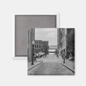 Aimant Allée de St Louis en nuances de gris (Recto/Verso)