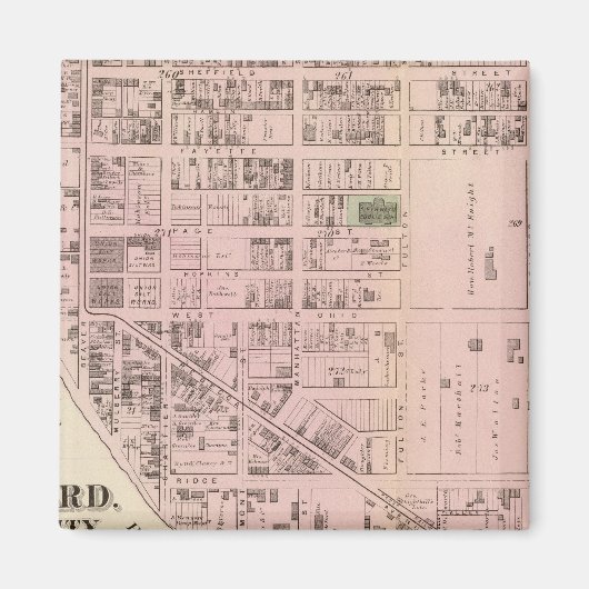 Aimant Allegheny ward 5 (Devant)