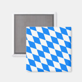Aimant Allemagne Bavière Drapeau de haute qualité (Recto/Verso)