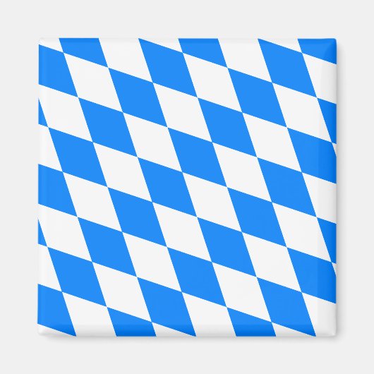 Aimant Allemagne Bavière Drapeau de haute qualité (Devant)