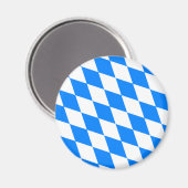 Aimant Allemagne Bavière Drapeau de haute qualité (Recto/Verso)