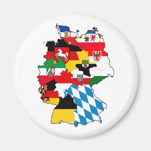 Aimant allemagne pays drapeau politique région province (Devant)